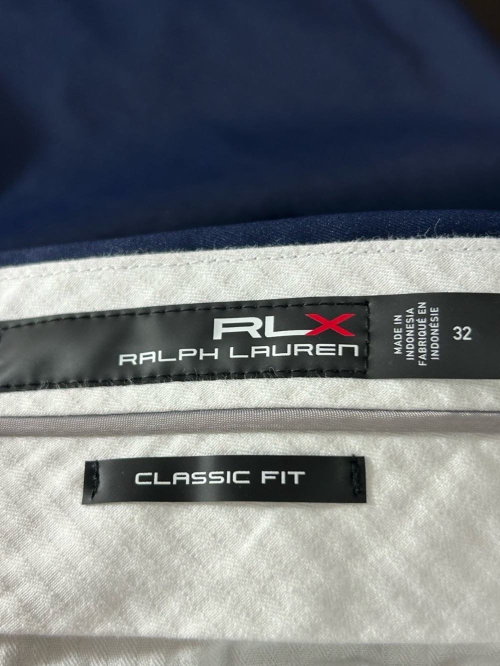 RLX Ralph Lauren Classic Fit Golf Shorts Men’s 32 Waist. 9 Inch Inseam Navy - Picture 3 of 9